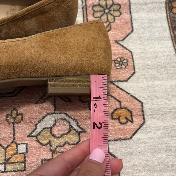 ✨ Crown Vintage ✨ Penelope Brown Suede Leather Perforated Flats Loafers Size 6.5 - Picture 12 of 12